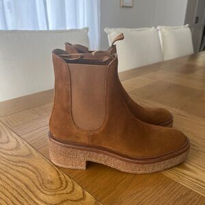 Loeffler randall Brown Suede Chelsea Boots